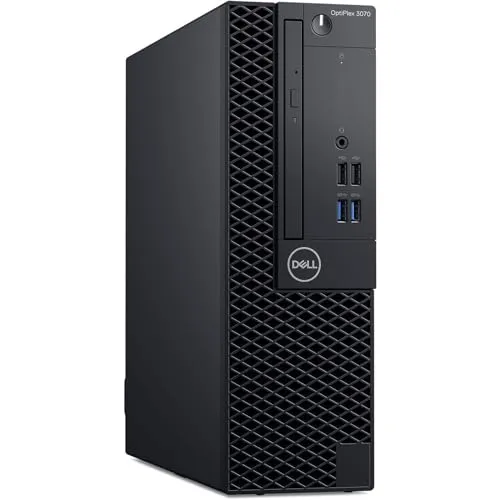 Dell OptiPlex 3070 SFF - Leistungsstarker Desktop-PC mit Core i5-9400 - Tower-PC mit 16 GB RAM und 240 GB SSD, ideal für effizientes Arbeiten und Multitasking. Kommt mit vorinstalliertem Windows 11 Pro und ist professionell überholt für optimale Leistung.