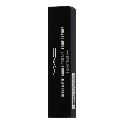 Mac Transformed Retro Matte Liquid Lipcolour 5 ml - Fashion Legacy - Lippenstift für einen revolutionären matten Look mit flüssig-seidigem Finish und intensiver Farbe, ideal für glamouröse Auftritte.