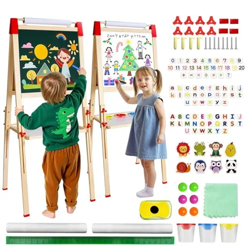 Kinder Tafel Holz Kindertafel Malerei Holztafel: Kindertafel Mit Kreide und Magnet