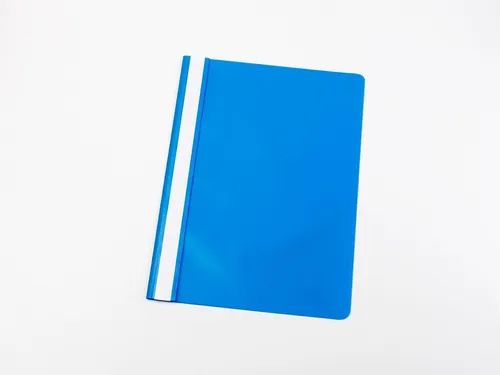 Loer & Schäfer Hefter Schnellhefter DIN A4 / PP / Farbe: mittel-blau