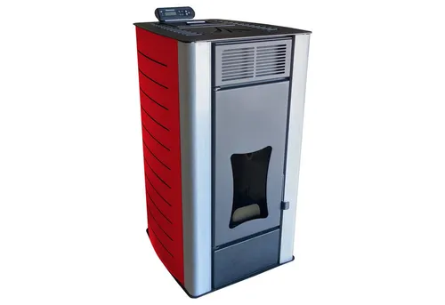 NEMAXX Pelletofen PW18-RD wasserführend rot