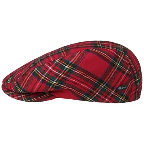 Lipodo Flat Cap - Rot, 61 cm, Made in Italy - Mützen mit schickem Schirm, aus 70% Wolle und 30% Polyester, ideal für stilbewusste Männer und Frauen. Hochwertige Verarbeitung aus Italien.