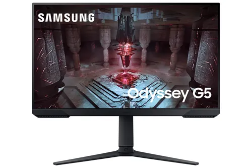 Samsung Odyssey G51C Gaming Monitor S27CG510EU - 27 Zoll WQHD, 165 Hz, 1 ms Reaktionszeit, FreeSync Premium für ruckfreies Gaming und entspannte Augen