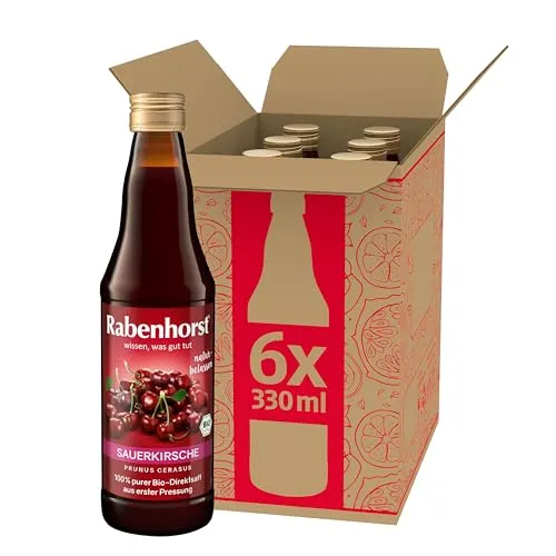 RABENHORST Sauerkirsche Muttersaft BIO 6er Pack (6 x 330 ml)