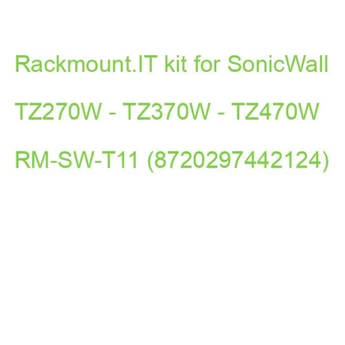 Rackmount.IT Rack Mount Kit für SonicWall TZ270/TZ370/TZ470 von Rackmount Solutions