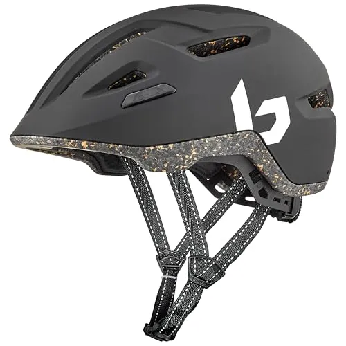 Bolle Fahrradhelm ECO STANCE schwarz S | 58 cm - Stylischer und sicherer Fahrradhelm für Erwachsene, Größe S (58 cm). Leicht und komfortabel, ideal für Fahrten in der Stadt oder auf dem Land.
