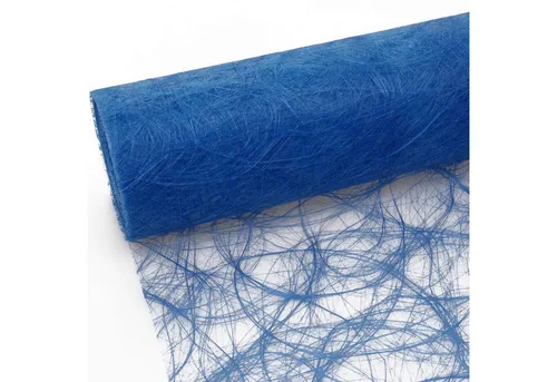 Deko AS Tischläufer Sizoweb Tischläufer - mittelblau - 20 cm - 5 Meter auf der Rolle - 64 (1-tlg, 1 Rolle Tischläufer), Strapazierfähig