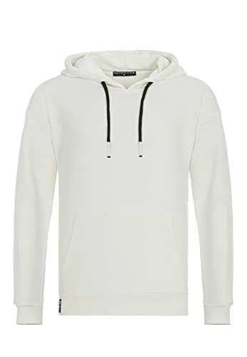 Redbridge Oversize Pullover für Herren Kapuzenpullover Hoodie Sweater Premium Basic Real Weiß XL