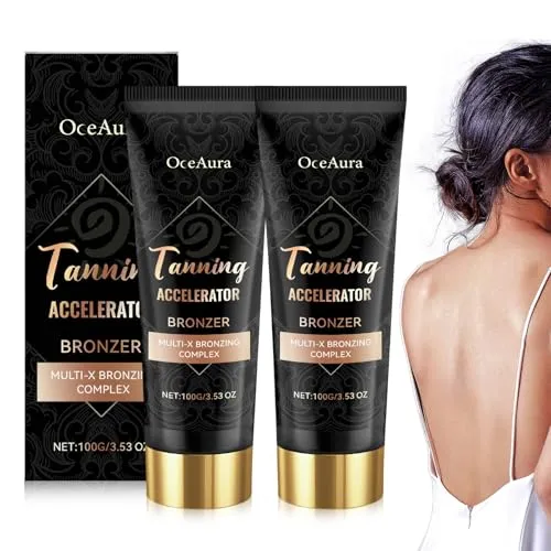 Stück Bräunungsbeschleuniger Solarium Tanning Cream Bewahrt es die Feuchtigkeit und Elastizität der Haut für Eine Gleichmäßige Natürliche Bräune für Solarium Sonnenstudio & Außenbräune 2