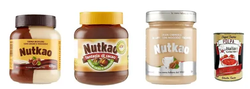 Nutkao Testpaket Crema Bicolore Cacao und Vaniglia 400g+Polpa