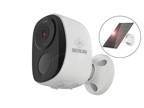 Solarkamera BW4 Greencam Überwachungskamera Außen WLAN WIFI 2K SOLAR WETTERFEST