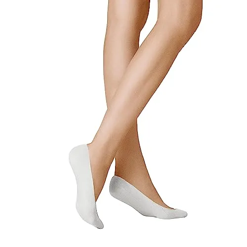 KUNERT Damen Füßlinge Liz Ballerina antirutsch White 0010 39-40
