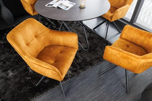 riess-ambiente Esszimmerstuhl LOFT senfgelb von Riess-Ambiente