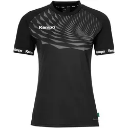 Kempa Wave 26 Damen Sportshirt Kurzarm - Trikots für Damen und Mädchen, atmungsaktiv und schnelltrocknend, ideal für Handball, Fitness und Freizeit, aus 100% recyceltem Polyester für mehr Nachhaltigkeit.