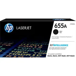 HP Nr. 655A Schwarz Lasertoner (CF450A) - Originalqualität - Original Lasertoner in Schwarz für hochwertige Druckergebnisse, ideal für Büroanwendungen und professionelles Drucken.