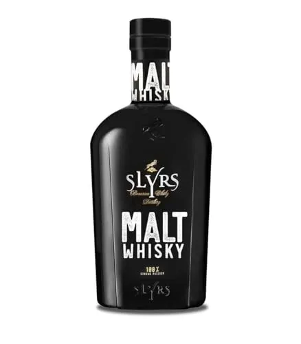 Slyrs MALT Whisky 0,7l 40% Vol. - Bayerischer Premium Whisky - Whisky, mit fruchtiger Honigsüße und dezenter Vanille, gereift in amerikanischer Weißeiche. Erleben Sie die perfekte Balance aus Innovation und Tradition!