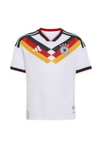 Adidas DFB Heimtrikot Replica für Kinder - Trikot für junge Fußballfans, gefertigt mit Climacool Technologie für optimale Atmungsaktivität und Bewegungsfreiheit – ideal für Spiel und Freizeit.