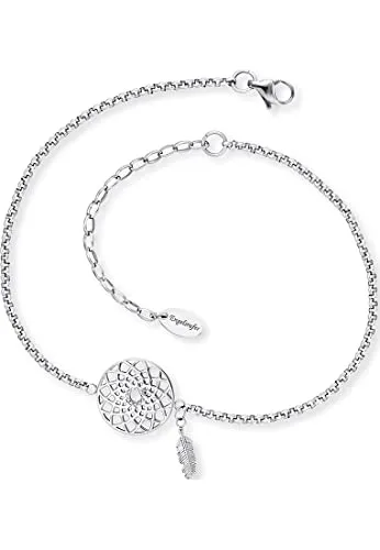 Engelsrufer Damen-Fußkette aus Edelstahl in silber von Engelsrufer