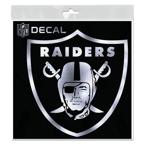 Stockdale Oakland Raiders Metallic Aufkleber 15,2 x 15,2 cm