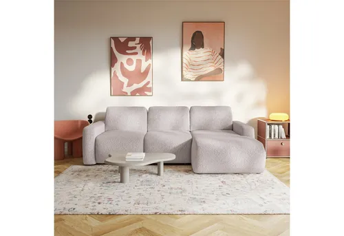 Selsey Carnos Mini Ecksofa mit Schlaffunktion, Beige - Kompaktes Ecksofa Carnos Mini in Beige – ideal für kleine Räume. Mit praktischer Schlaffunktion und Bettkasten bietet es höchsten Komfort und cleveren Stauraum, ohne den Raum zu überladen. Perfekt für modernes Wohnen!