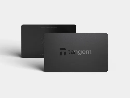 Tangem Wallet 2.0 - Sicheres Crypto Wallet 2-Karten-Set (Schwarz) - Netzwerkkarten, bietet höchste Sicherheit für Ihre Kryptowährungen mit benutzerfreundlicher Handhabung.
