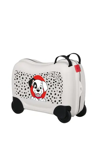 SAMSONITE DREAM2GO DISNEY RIDE-ON SUITCASE DISNEYPATCH - Leichter Reisegepäck für Kinder mit 30 Litern Volumen. Ideal für kleine Abenteurer, die auf ihrem Koffer sitzen können. Perfekt für aufregende Ausflüge!