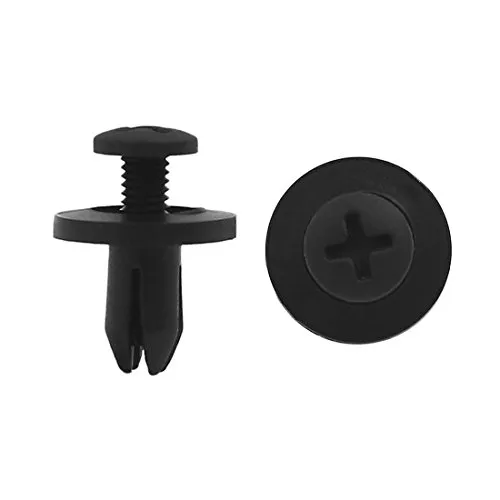 sourcing map Befestigung Clips 50Stück Plastik Tür Gürtelschnalle Schließe Niet Trim Matte