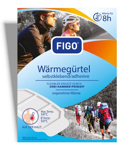 FIGO Wärmegürtel 8 h selbstklebend 9x28,5cm 1 St