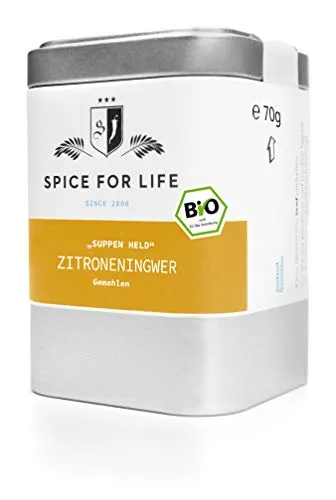 Spice for Life Bio Zitroneningwer, gemahlen, 70g