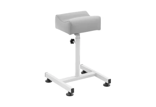 Physa Fußstütze Beinstütze Fußpflege Beinauflage Hocker 24 x 22 cm grau bis 80 kg, Grau