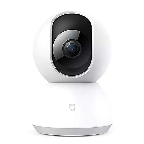 Xiaomi Mi Home Security Camera 360° 1080P - Weiß - Überwachungskamera mit 360° Sicht, 1080p FHD und Infrarot-Nachtsicht. Ideal für umfassenden Schutz Ihres Zuhauses – einfach zu installieren und mit KI-Bewegungserkennung für sofortige Benachrichtigungen.