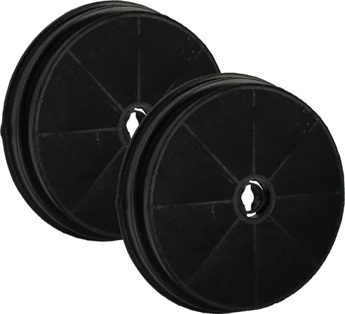 vhbw 2x Aktivkohlefilter kompatibel mit Stoves 444445101 Dunstabzugshaube - 19 cm