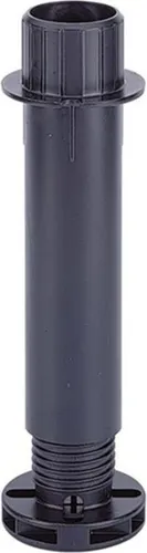 Hettich Mittelbalken-Stützfuß 47632,Belastb. je Stk. 450kg, 190mm Kunststoff schwarz