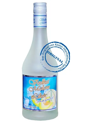 Vodka Melon 0,7 Liter 16% vol. - Erfrischender Wodka mit Honigmelon-Geschmack, perfekt für Cocktails oder als Shot, in stilvoller Flasche für gesellige Abende.