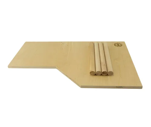 Getzoo Ecketage 49x30x21cm Rechts - Stabil für Kleinnager - Tierhöhlen, sorgt für sichere Aufstellung schwerer Gegenstände wie Sandbäder und Laufräder, aus hochwertigem, unbehandeltem Naturholz für ein sicheres Zuhause.