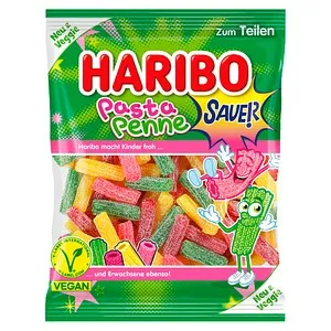 HARIBO Pasta Penne SAUER Fruchtgummi 160,0 g, 1 Pack