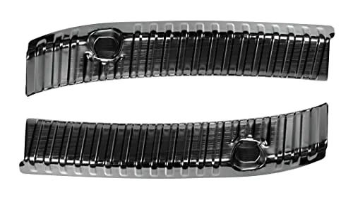 TLECTRIC Schutzblenden Kofferraum für Tesla Model Y 2020-2024 Ladekante Ladekantenschutz Edelstahl Zubehör Set 2-teilig (Schwarz)