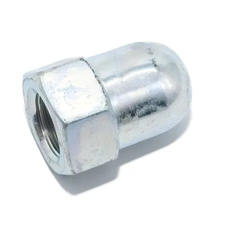 Hutmutter FG 9,5 - nur für MZA-Anhängerlaufrad, zur Nabe - Schlüsselweite 15 mm