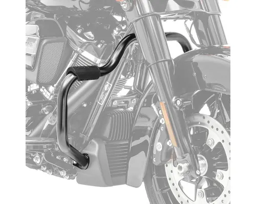 Craftride Motor-Schutzhülle Sturzbügel für Harley Davidson Touring 97-08 # Mustache schwarz