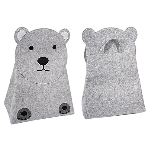 Kinder Filz Aufbewahrungsbox H73cm-d290304-bär-var