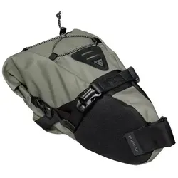 TOPEAK Satteltasche BACKLOADER 6 L - Wasserdichte Fahrradtasche - Fahrradtaschen für Abenteuer, wasserdicht und ideal für längere Touren mit 6 Litern Stauraum in trendy grün.
