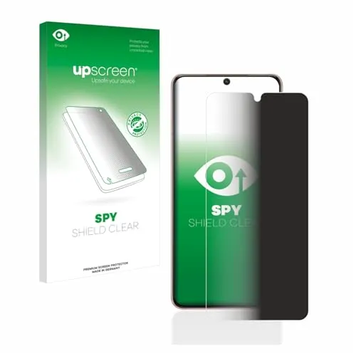 upscreen Anti-Spy Blickschutzfolie für Samsung Galaxy S21 5G Made in Germany, Privacy Screen Displayschutz-Folie [Sichtschutz, Blaulichtfilter]