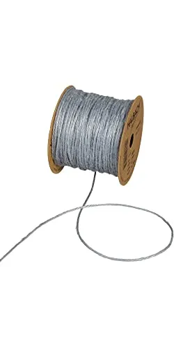 HALBACH Jutekordel Basic Juteband 2.0 mm breit 50.0 m lang 100 Jute Ganzjährig einsetzbar Grau