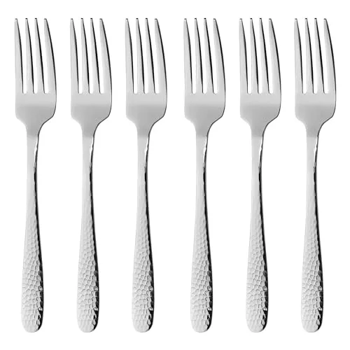 GRÄWE Dessertgabeln Gent, 6-teilig, Kuchengabeln, Gabel für Vorspeisen, Gebäckgabel, kleine Gabeln, Edelstahl