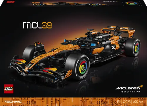 LEGO® McLaren MCL39 F1 Rennwagen (42228) – Detailreicher Baukasten für Motorsportfans - Erlebe das anspruchsvolle Bauen des LEGO Technic McLaren MCL39 F1 Rennwagens (42228) mit 1.675 Teilen. Ideal für Erwachsene, die ihre Leidenschaft für den Motorsport ausleben möchten. Mit 3D-Bauanleitungen in der LEGO Builder App.