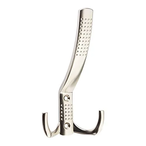 SOTECH Moderner Mantelhaken Huthaken Garderobenhaken Jasmin lang Edelstahloptik matt