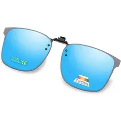 Polarisierte Clip-On Sonnenbrille UV400 mit Edge Design