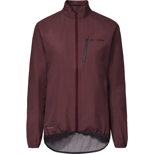 VAUDE Damen Radjacke Drop Jacket III - Leichte Regenjacke aus bluesign®-zertifiziertem Material, atmungsaktiv und kompakt. Ideal für Radfahrer mit praktischen Details wie Packbeutel und reflektierenden Elementen.