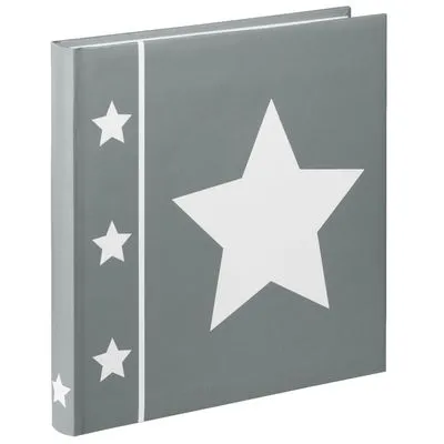 Hama Jumbo-Album Skies, 30x30 cm, 60 weiße Seiten grau