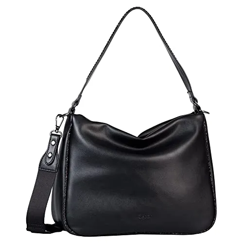 Gabor Sena Schultertasche für Damen, Schwarz, 33x11x24 cm in schwarz von Gabor
